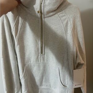lululemon athletica Cream Light Heather Pullover Hoodie